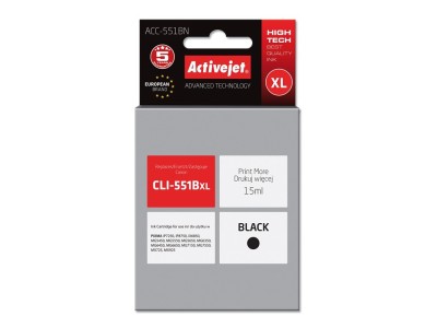 Activejet ACC-551BN Ink cartridge (replacement for