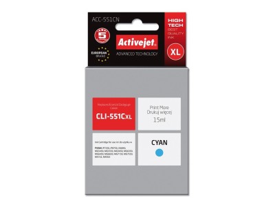 Activejet ACC-551CN Ink cartridge (replacement for