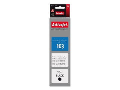 Activejet AE-103Bk Ink Bottle (Replaces Epson