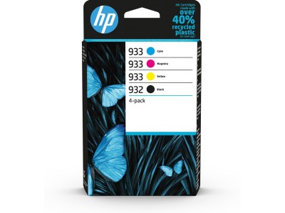 HP 932/3 4x Schwarz+Dreifarbig Tintenpatrone