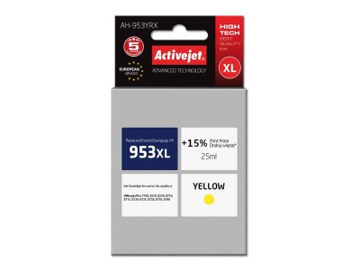 Activejet AH-953YRX ink (replacement for HP