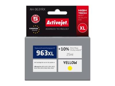Activejet AH-963YRX Ink (replacement for HP
