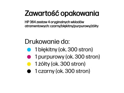 HP 364 4-pack Black/Cyan/Magenta/Yellow Original Ink