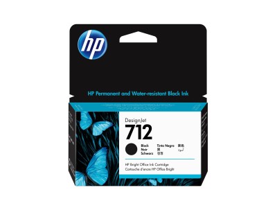 HP 712 38-ml Black DesignJet Ink