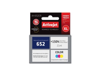 Activejet AH-652CR ink (replacement for HP