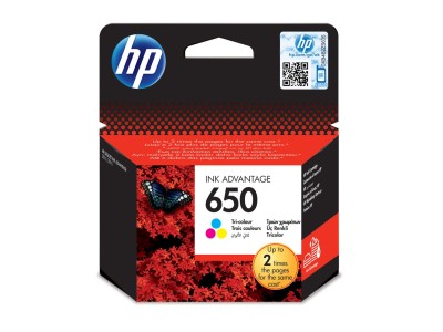 HP 650 Original Cyan,Magenta,Yellow