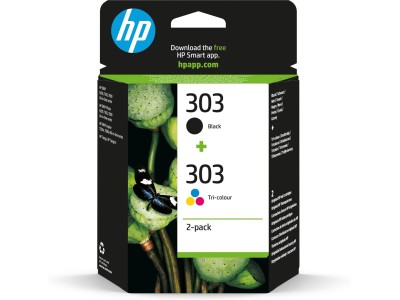HP 303 2-pack Black/Tri-color Original Ink