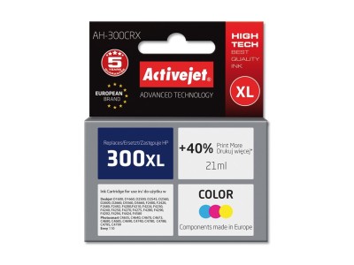 Activejet AH-300CRX Ink (replacement for HP