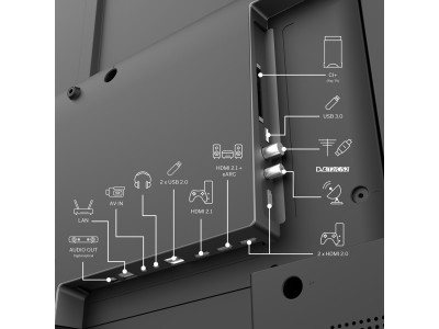 TV LCD 43" QLED 4K
