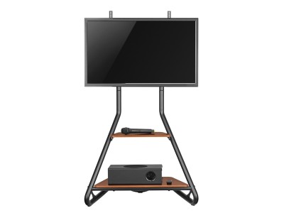 Maclean MC-455 Freestanding Corner TV Stand