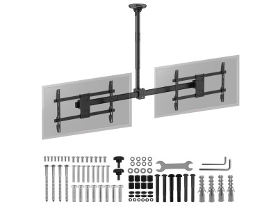 Maclean ceiling mount for two TVs
