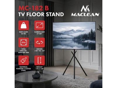 Maclean TV Floor Stand/Mount, 37–80", max