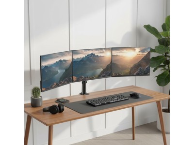Maclean 3 monitor mount, gas spring