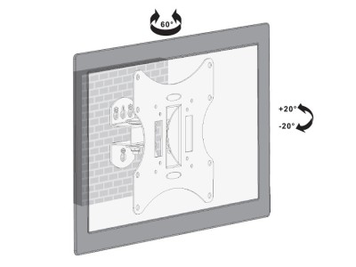 Maclean MC-501A Universal Wall TV Bracket
