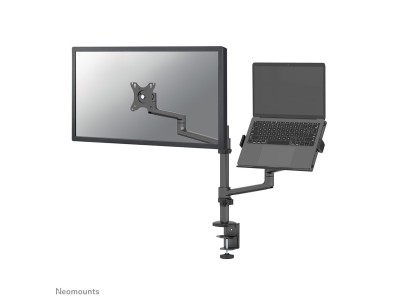 Neomounts DS20-425BL2 Monitor arm with laptop