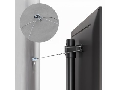 Maclean TV floor stand bracket, 32-70&quot