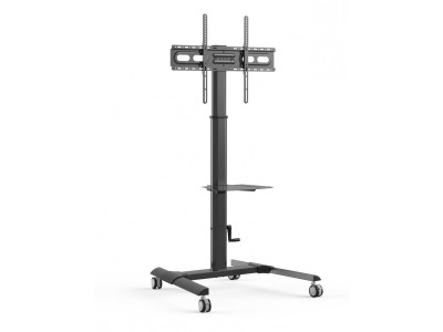Techly ICA-TR228 multimedia cart/stand Black Flat