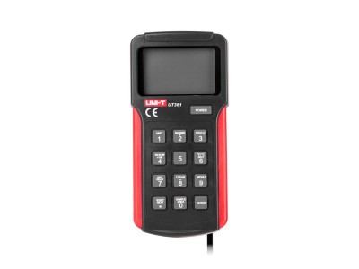 Meter, anemometer with temperature measurement function
