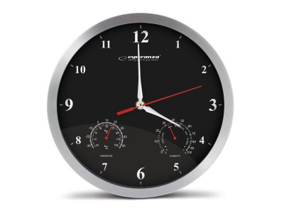 Esperanza Washington Black Mechanical Wall Clock