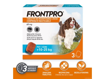 FRONTPRO Flea and tick tablets for