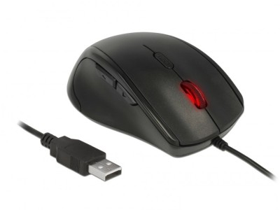 DeLOCK 12548 mouse Office Left-hand USB