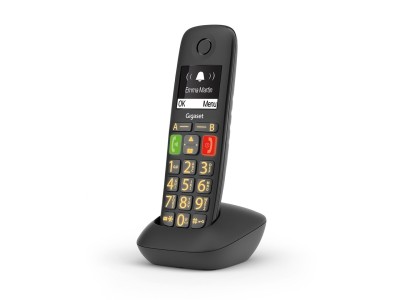 Gigaset E290HX DECT telephone Black