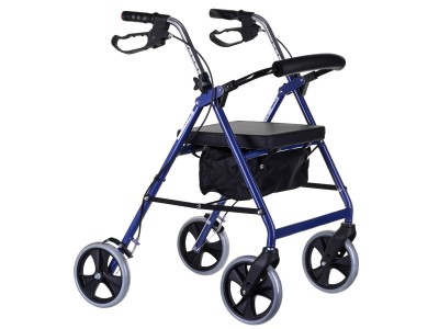 Four-wheel rehabilitation stand