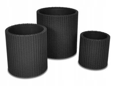 KETER SET OF 3 PLANTERS S+M+L