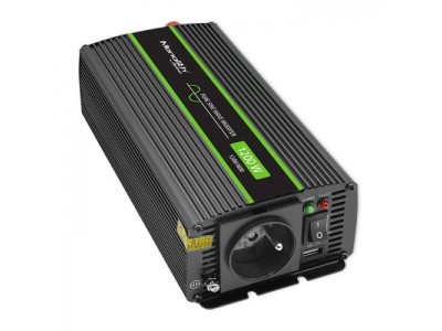 Qoltec Monolith power adapter/inverter Auto 1200