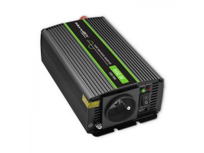 Qoltec Monolith power adapter/inverter Auto 600