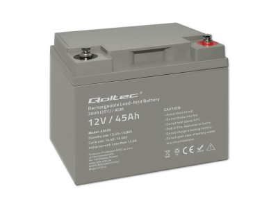 Qoltec Akumulator AGM | 12V |