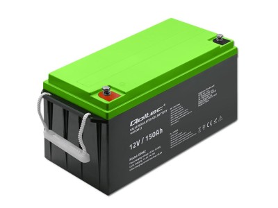 Qoltec 53082 Gel battery | 12V