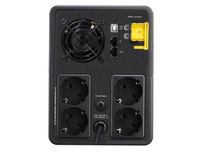 APC Back-UPS, 1600VA, Tower, 230V, 4x