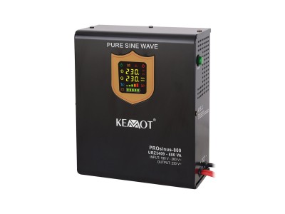 Wall-mounted emergency power supply KEMOT PROsinus-800