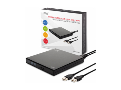Savio External Slim CD/ DVD R/