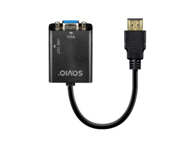 Adapteris Savio HDMI Male - VGA
