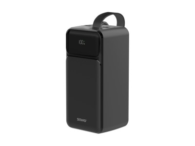 Enerģijas krātuve Savio Black 50000mAh 20W