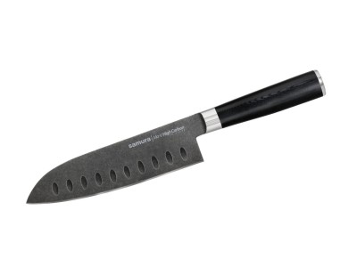 SAMURA Santoku nazis, Stonewash, 138 mm