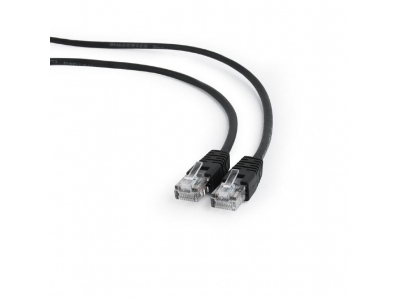 PATCH CABLE CAT5E UTP 0.25M/BLACK