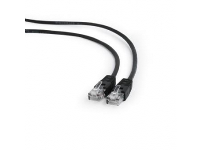 PATCH CABLE CAT5E UTP 0.5M/BLACK