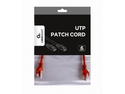 PATCH CABLE CAT6 UTP 0.25M/RED