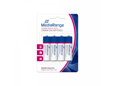 BATTERY CARBON-ZINC AA 1.5V/4PCS MRBAT144