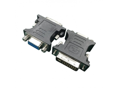 I/O ADAPTER DVI TO VGA/A-DVI-VGA-BK GEMBIRD