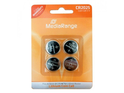 BATTERY LITHIUM CR2025 3V/4PCS MRBAT131 MEDIARANGE