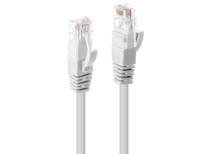 CABLE CAT6 U/UTP 0.5M/WHITE 48091