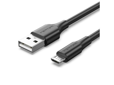 CABLE USB2.0 TO MICRO-B/2M BLACK