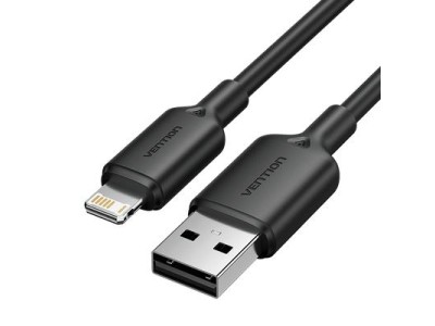 CABLE USB2.0 TO LIGHTNING/2M BLACK