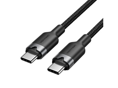 CABLE USB-C TO USB-C/1M BLACK TRDBF