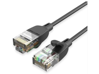 PATCH CABLE CAT.6A UTP/5M BLACK