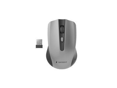 MOUSE USB OPTICAL WRL BLACK/GREY MUSW-4B-04-BG